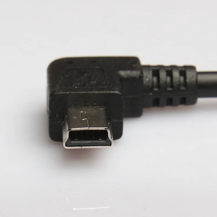 Угловой переходник mini USB 5p папа мама под углом 90 градусов 200 шт./лот|usb printer adapter|adapter
