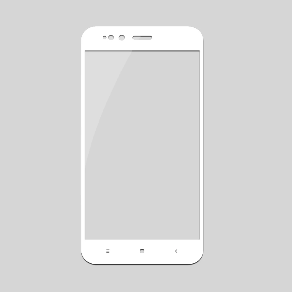 2.5D 9H полное покрытие закаленное стекло для Xiaomi Mi 6 5S Plus A1 Защитная пленка экрана 5X