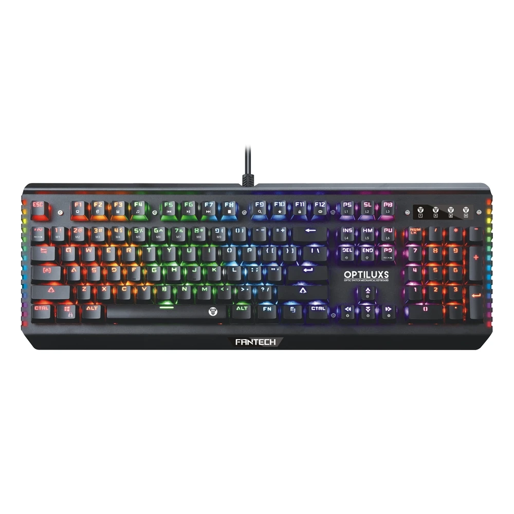 Fantech Mk884 Профессиональная Usb Проводная клавиатура RGB игровая Водонепроницаемая