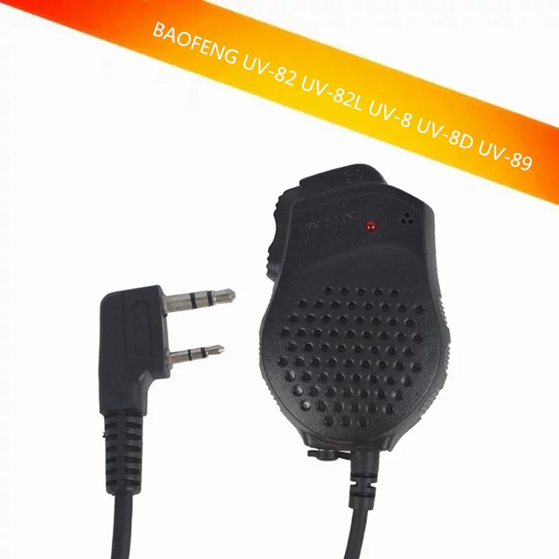2 шт. ручной микрофон плечевой динамик для Kenwood Baofeng UV82 UVB2 рация двухстороннее