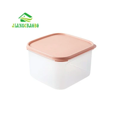 2600ml Pink Пластиковые прозрачные контейнеры для хранения еды кухонные коробки для хранения холодильники большие фрукты еда разное зерно Crisper - Цвет: 2600ml Pink