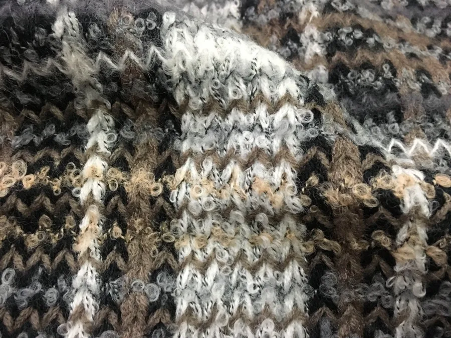 free ship tweed fabric beige color 50% wool brown and camel weaved 59&quot wide by meter | Дом и сад