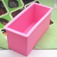 600ml large square soap silicone mold rectangle chocolate cake bakeware mould food grade silicone candle molds diy soap craft