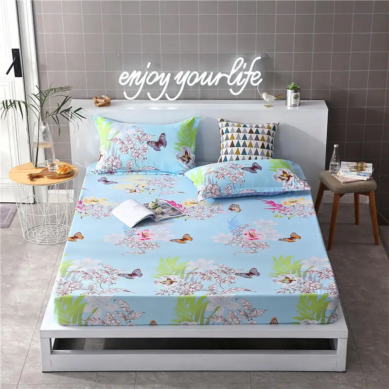 Защитный чехол для кровати Pretty Sunflower покрывало из 100% полиэстера эластичный