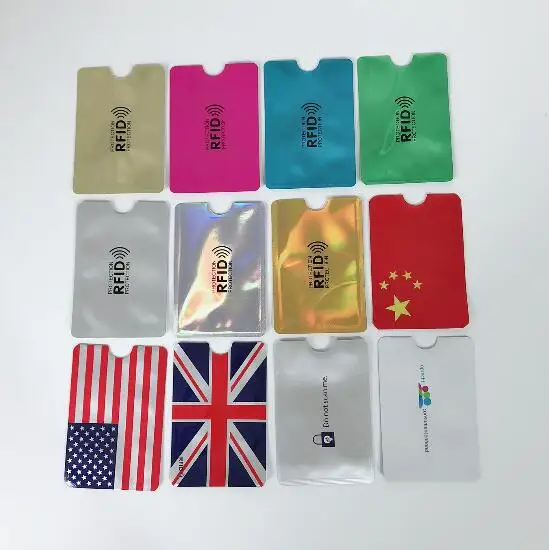 1000pcs Lacer Aluminum Foil RFID Shielded Sleeve Card Blocking IC Protection NFC Security Prevent Anti Theft Scanning | Дом и сад
