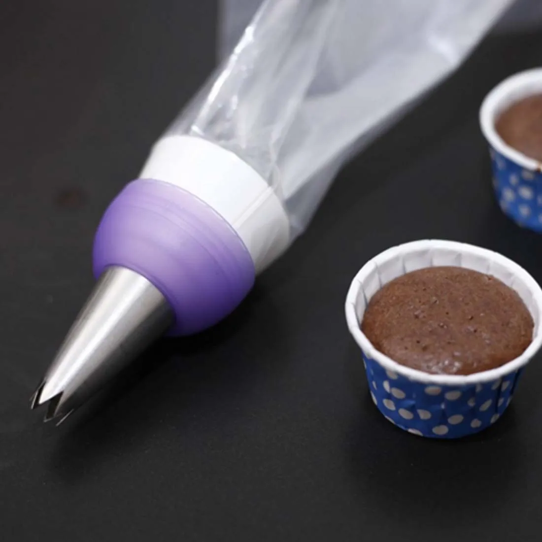 Обледенение кондитерский мешок насадка конвертер три крем муфта торт отделочных