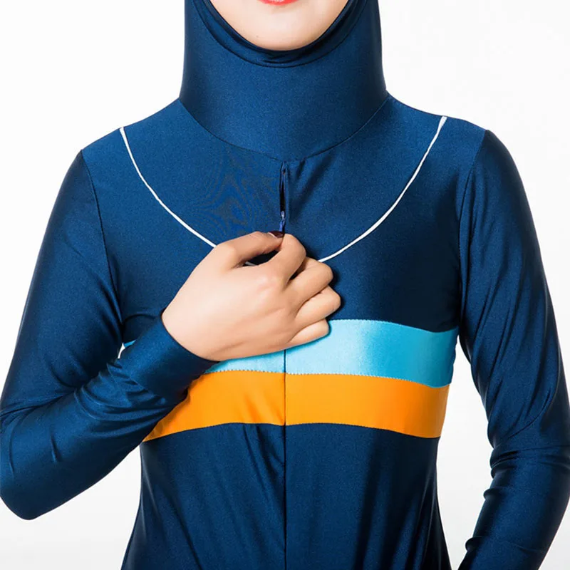 

2020 Modest Muslim Swimwear Islamic Swimsuit Hijab Swimwear Full Coverage Swimwear Muslim Swimming Beachwear Swim Suit S-4XL
