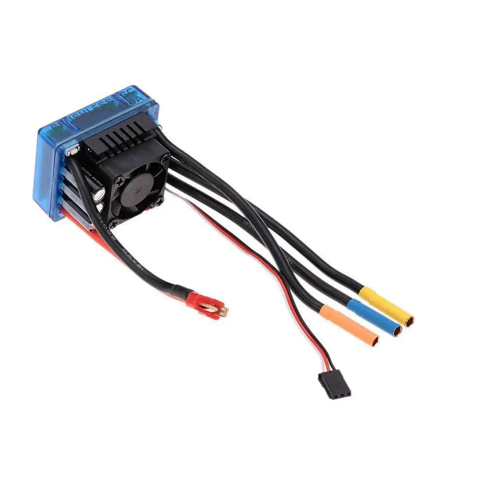 3670 1900KV 4P бесщеточный двигатель с 120A ESC (электрический регулятор скорости) для 1/8 1/10