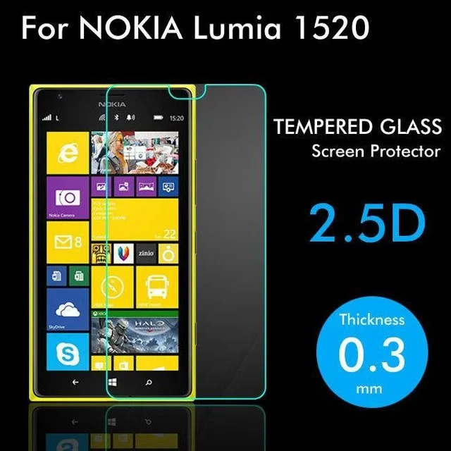 2.5D Закаленное стекло для Nokia Lumia 1520 Высококачественная защитная пленка