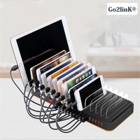 go2link 15 ports usb charger station dock with holder 100w output max intelligent