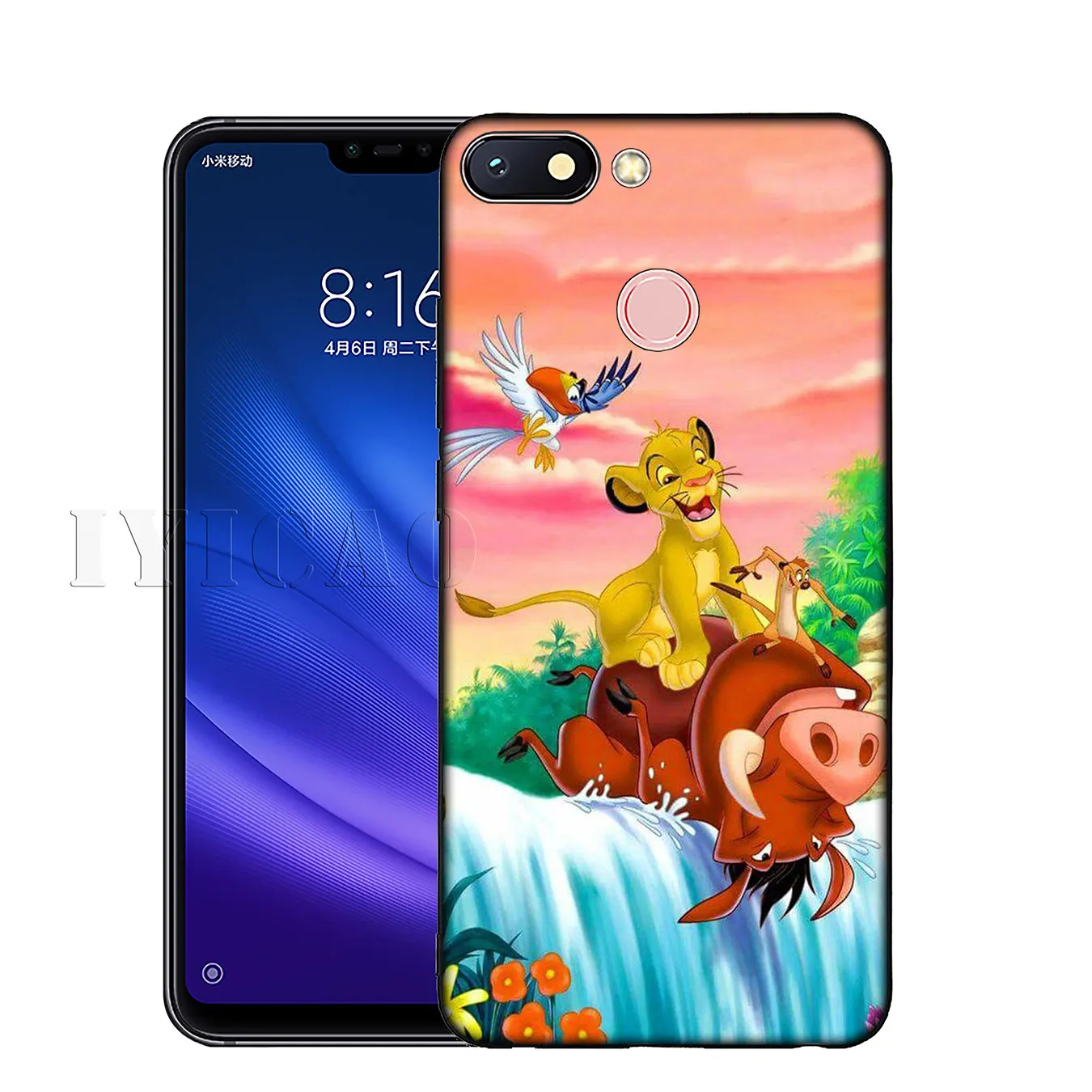IYICAO Мягкий силиконовый чехол для телефона с изображением короля льва Xiaomi Redmi K30 K20