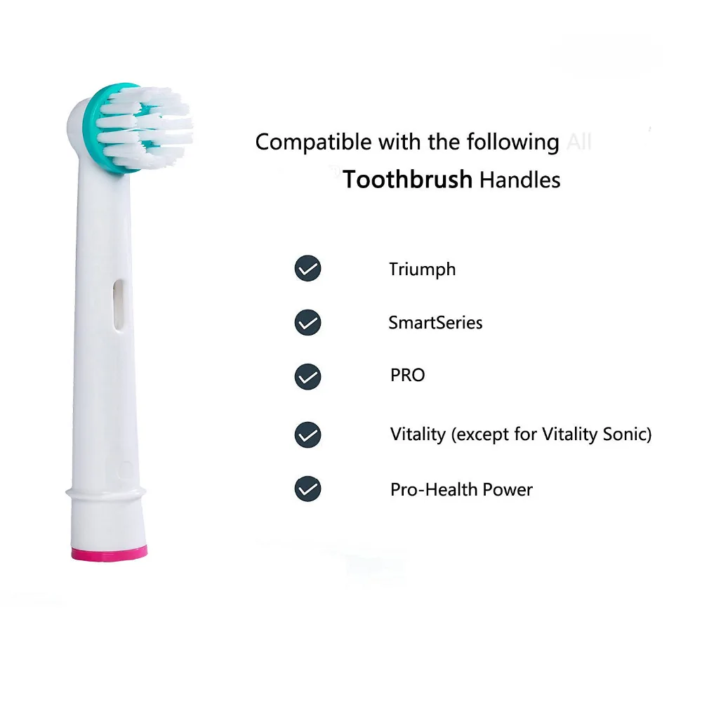 4 шт./компл. насадки для электрической зубной щетки замена Oral B OD17 Орто брекетов