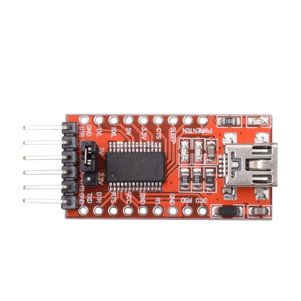 Aokin для FT232RL FTDI USB 3 V 5 к TTL Серийный адаптер модуль Arduino Mini Port|Аксессуары