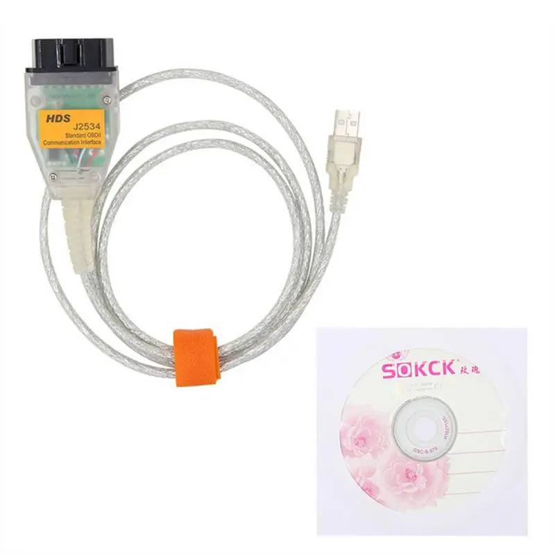 Диагностический сканер HDS J2534 usb кабель OBD2 для HONDA Автомобильные диагностические и