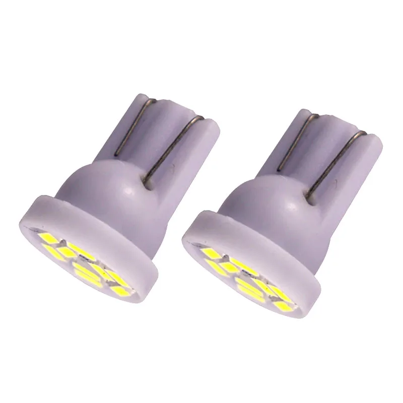50 шт. Автомобильные светодиодные лампы T10 9 smd 3014 W5w 194 40MA лампа 168