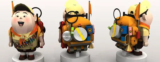 3D бумажная модель 4 в 1 Набор "вверх" Дом Карл Фредриксон Рассел Кевин DIY игрушка ручной работы