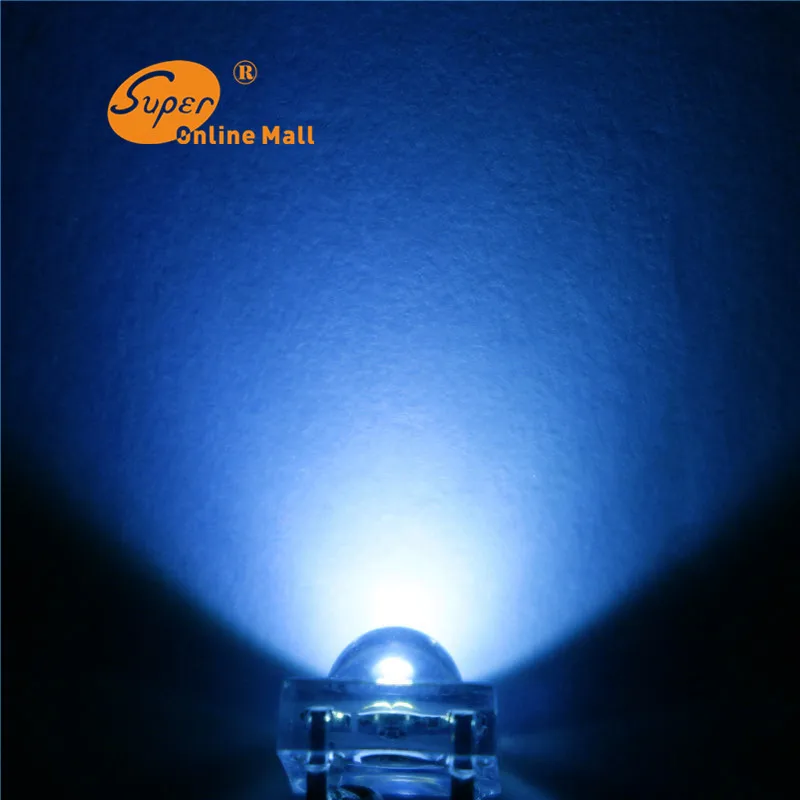 100 шт. 5 мм Пиранья Супер Потока ОБЩИЙ Катод RGB Купол прозрачный Светодиодов