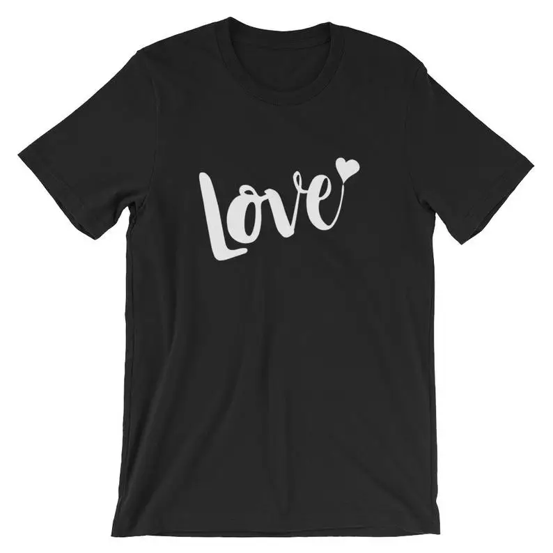 

Женская футболка с надписью Kawaii Love, Женский хлопковый топ с коротким рукавом, футболки с круглым вырезом в стиле унисекс