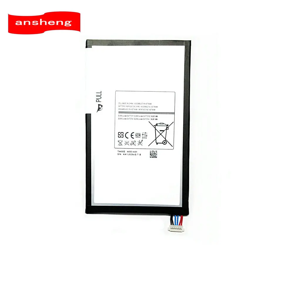 

High Quality 4450mAh T4450E Battery For Samsung Galaxy Tab 3 8.0 T310 T311 T315 SM-T310 SM-T311 E0288 E0396 Tablet