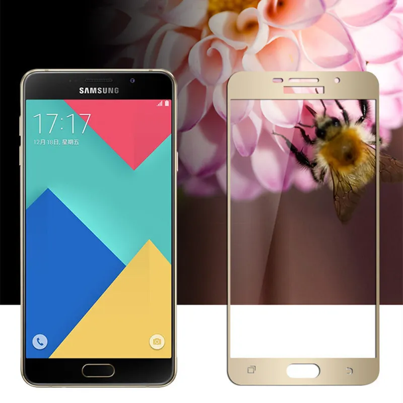 Полноразмерное 3d стекло NFH для Samsung Galaxy A5 A3 A7 2016 3 D Защитная пленка экрана A510 A310 A710