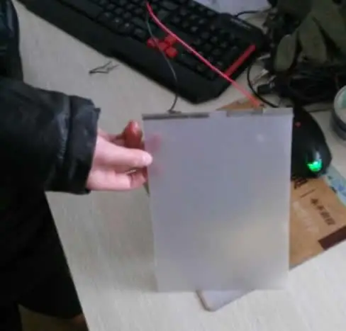 DfLabs белый PDLC Переключаемый образец смарт пленки составляет около 21 см * 15 или 8 &quot*