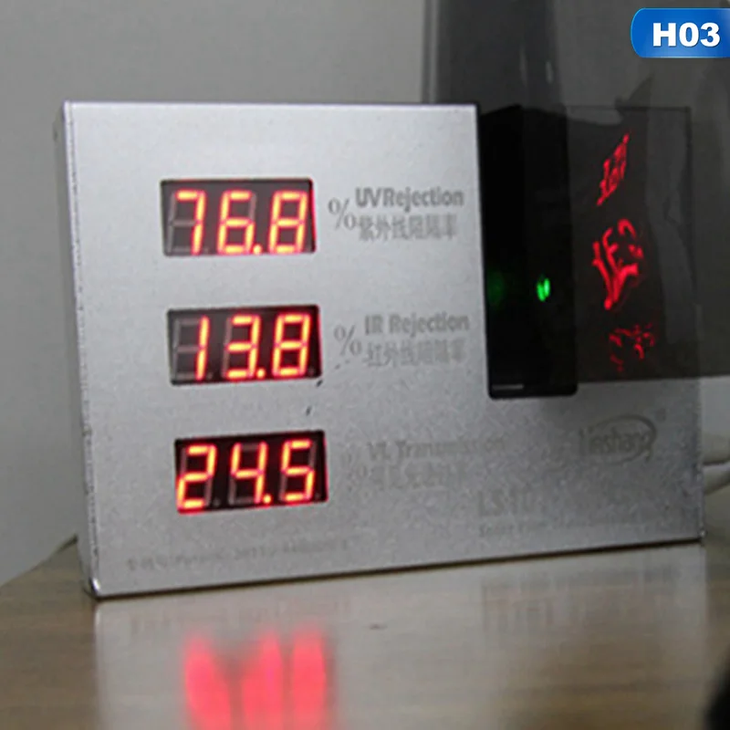 H03 50 см x 300 см черная тонированная пленка на окно автомобиля, стекло для автомобиля, дома, коммерческие солнечные солнцезащитные очки, защита для автомобиля, внешние аксессуары - Цвет: H03