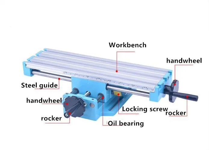

Mini Drill Milling Machine Cross Work Table Small Milling Machine Cross Carriage Slide Table