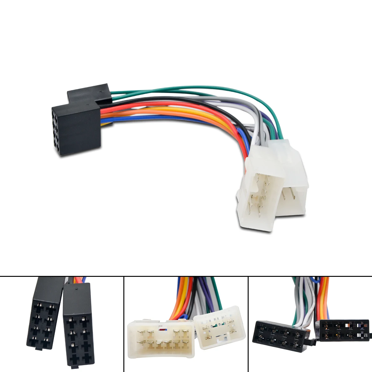 

Fits For Toyota Car Stereo Radio ISO Wiring Harness Connector Adaptor Cable Loom