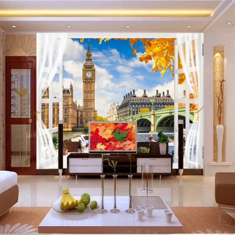 3d-фреска на заказ стерео фонические обои для спальни гостиной лобби удлиненные с