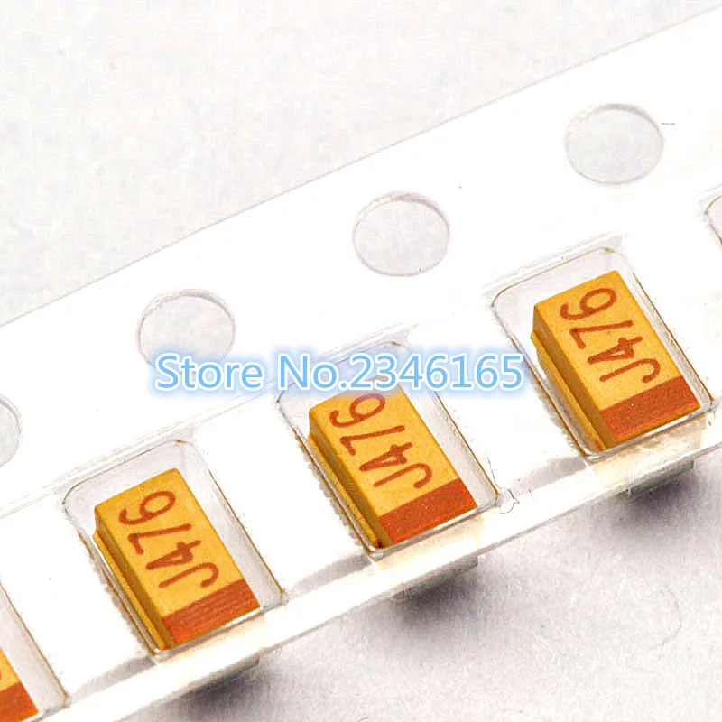20 шт A 3216 47 мкФ 6 3 V 476C SMD | Электронные компоненты и принадлежности