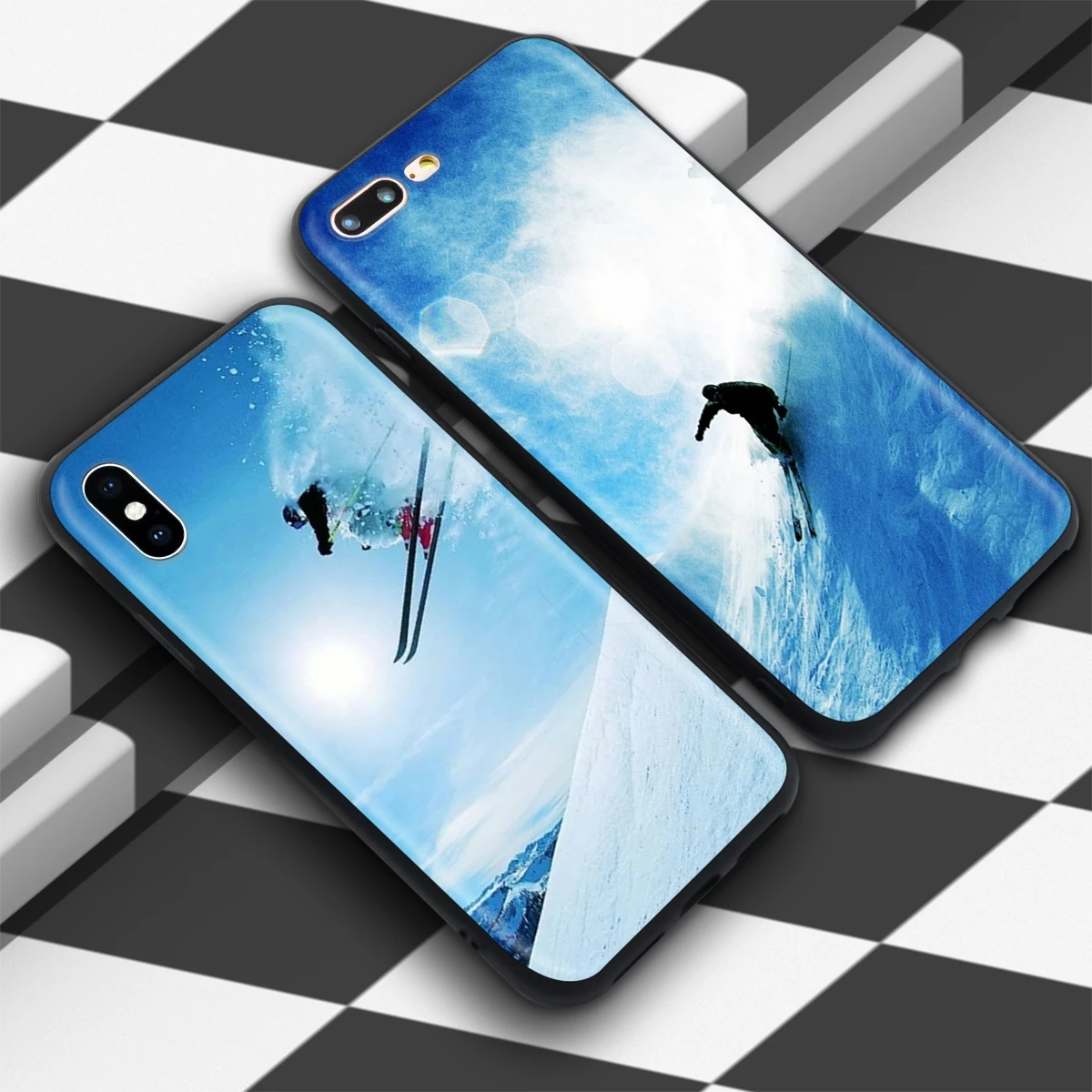 Чехол Lavaza для лыж сноуборда iPhone 12 mini 11 Pro XS Max XR X 8 7 6 6S Plus 5 5s se|Бамперы| |