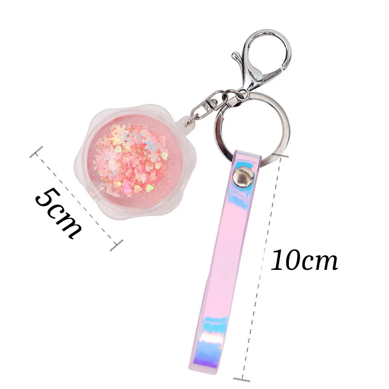 2019 пары кулон цветок акриловые двигаться блеск зыбучие пески жидкость цепочка