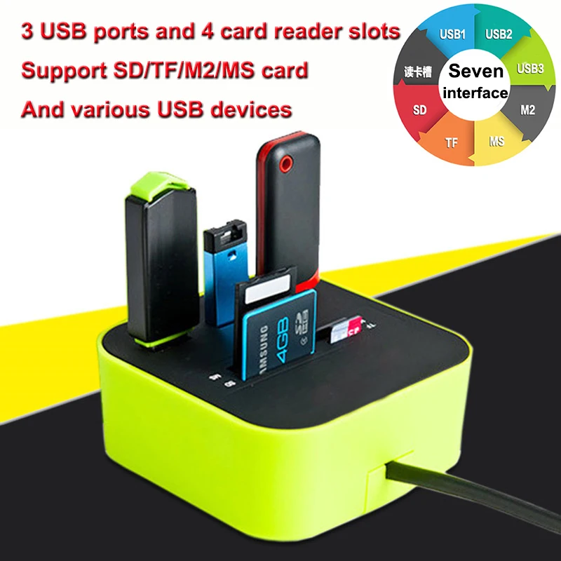 USB кардридер расширитель многофункциональная память OTG Micro SD TF 2 0 kaartlezer lector de