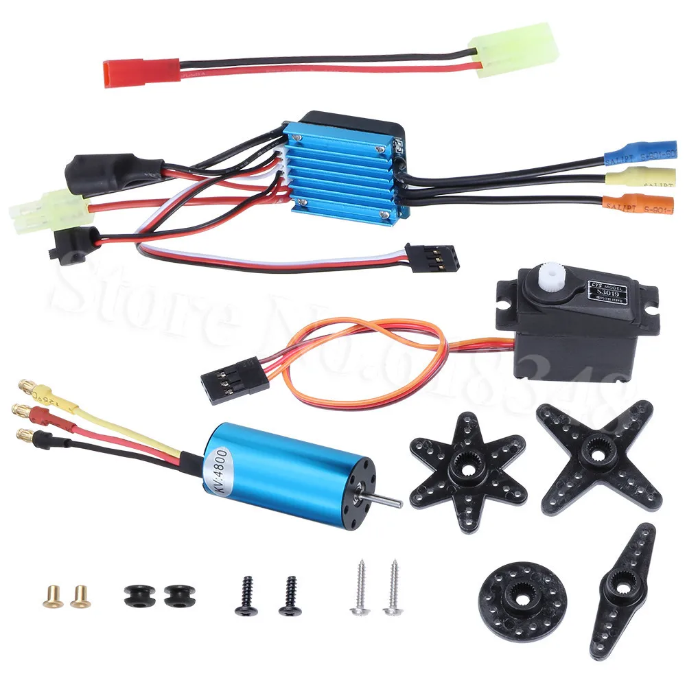 HSP 2040 бесщеточный двигатель 18246 кВ и 1/16 водонепроницаемый ESC 25A для