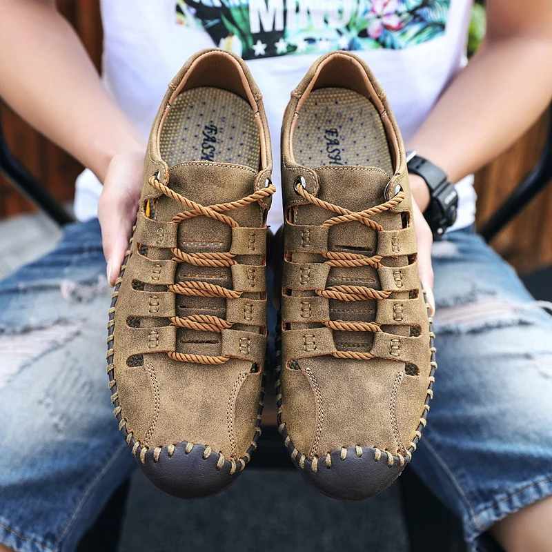 Новинка 2019 удобная повседневная обувь мужская на шнуровке качественная из