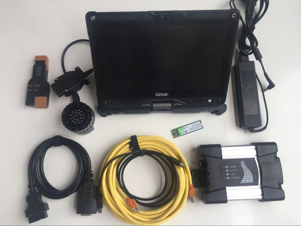 Сканер Icom A3 для BMW next сканер с программным обеспечением 2019 9 ssd + Getac v110 ноутбук i5 и 4