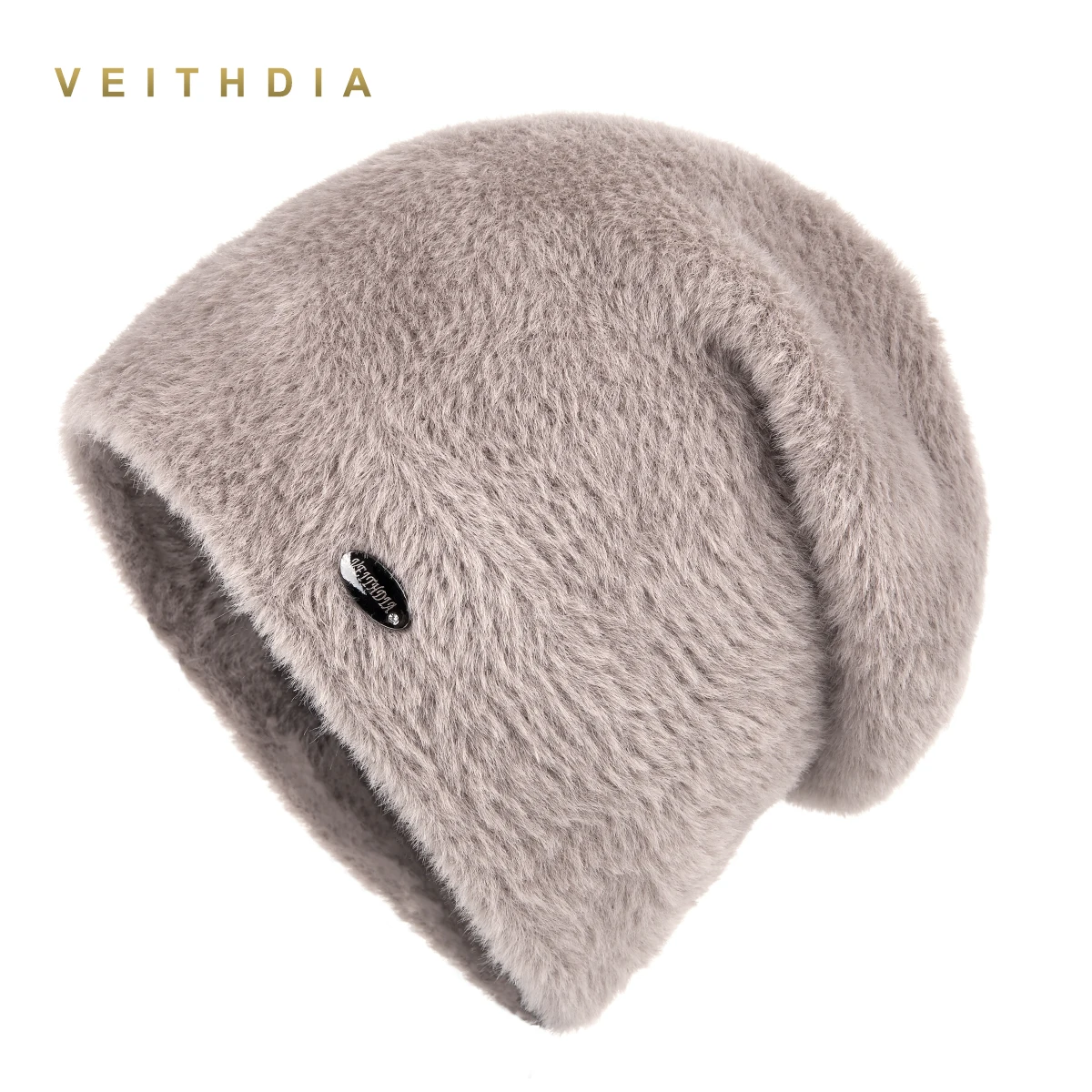 Зимняя шапка из искусственного меха VEITHDIA женская|Женские Skullies и шапочки| |