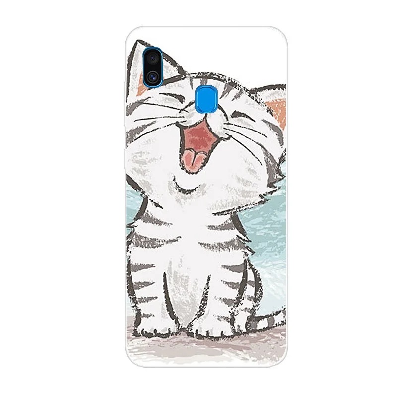Роскошный чехол из закаленного стекла для Samsung Galaxy A30 мягкий силиконовый A50 A40 A20
