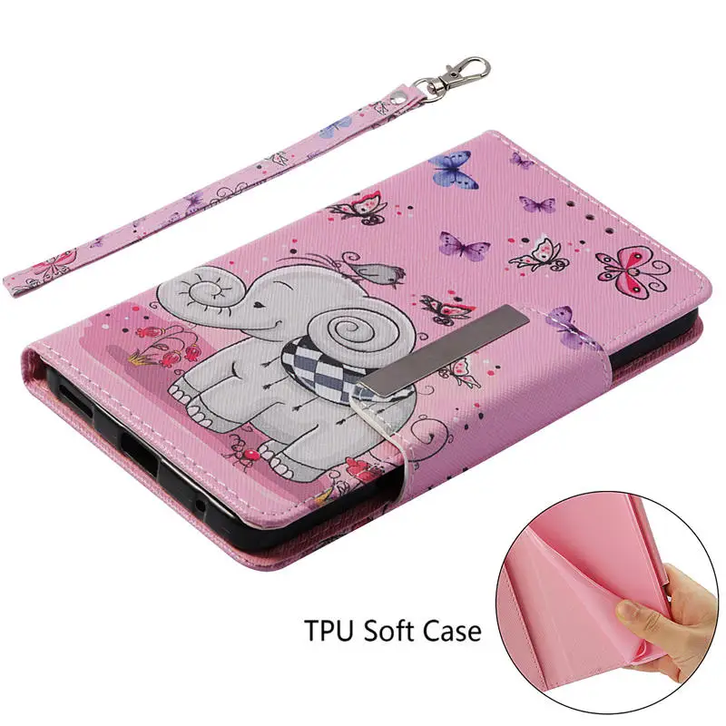 Large Size Magnet Button Phone Case For Nokia 6.1 64GB 32GB 2018 PU Leather Covers Nokia6.1 Global Full Housing TPU Cases |