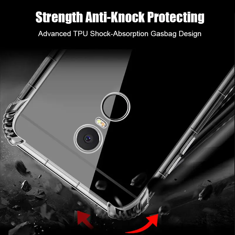 Clear Case For Xiaomi Redmi Note 4X 4 6A 5a Prime 5 6 7 Pro Transparent Cases Mi A2 6X A1 8 Lite 9 SE Pocophone F1 Coque |