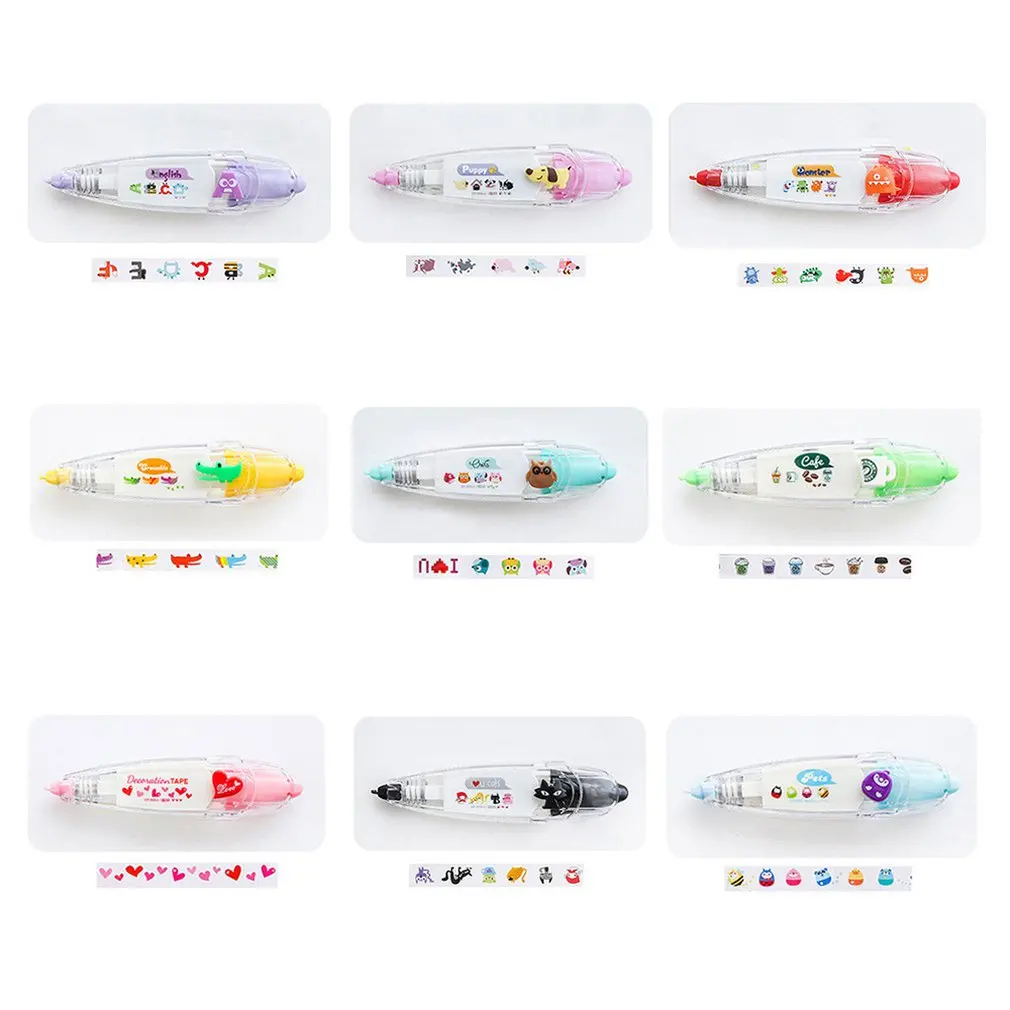 Creative Decorative Stationery Push Correction Tape Lace For Key Tags Student School Supplies Convenient | Канцтовары для офиса и