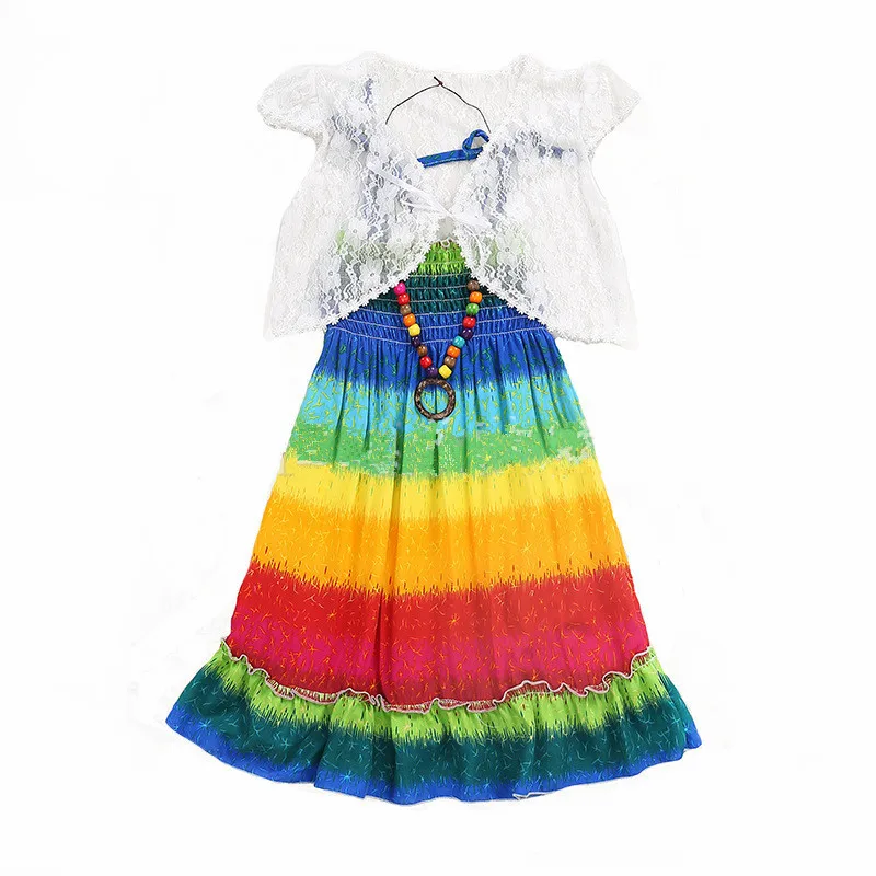 Летняя куртка для мамы и дочки Повседневный кружевной кардиган с шалью Белое