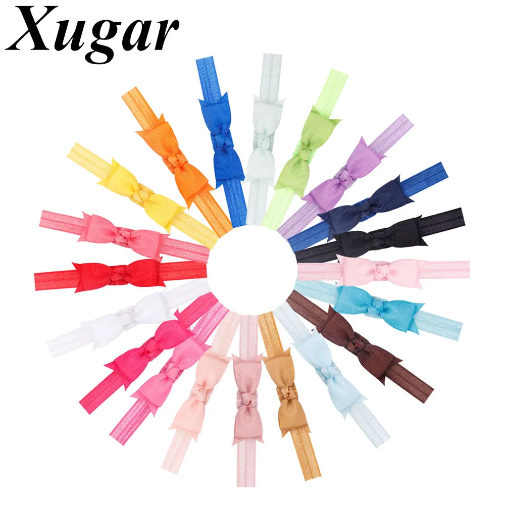 

5 шт./Лот, Детские эластичные ленты для волос с бантом