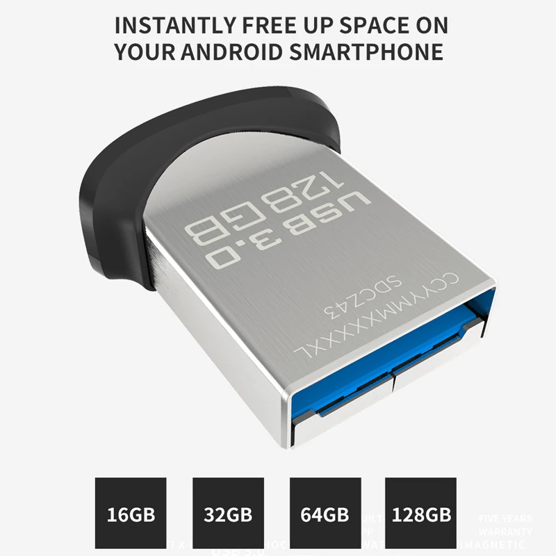 SanDisk Ultra Fit USB 3.0 Flash Drive до 130 м/с SDCZ43 64 ГБ 32 16 поддержка официальный проверка |