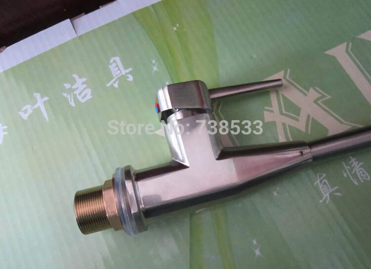 High Quality Fashion Kitchen Faucet Brushed Hot and Cold Water Mixer Antique Brass Handles | Дом и сад