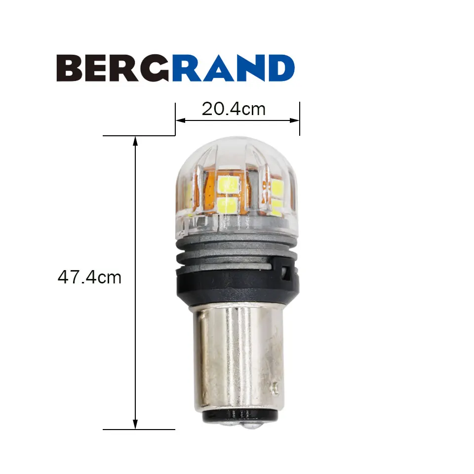2 шт. автомобисветодиодный светодиодные лампы 1157 BAY15d 15SMD 2835 | Автомобили и