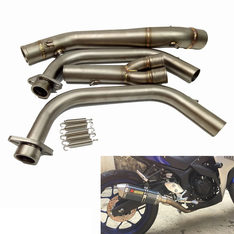 _ R3 R25 R30 2014 2015 мотоциклетный полный выхлопной глушитель средняя труба из