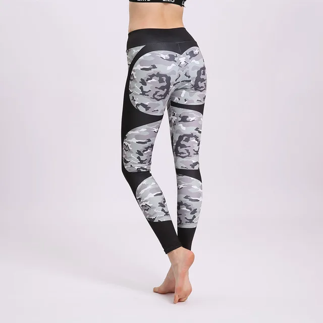 

Leggings Women High Waist Fitness Legging Women Heartbeat Print Sport Yoga Pant Push Up Sexy Ankle Length Pants Female