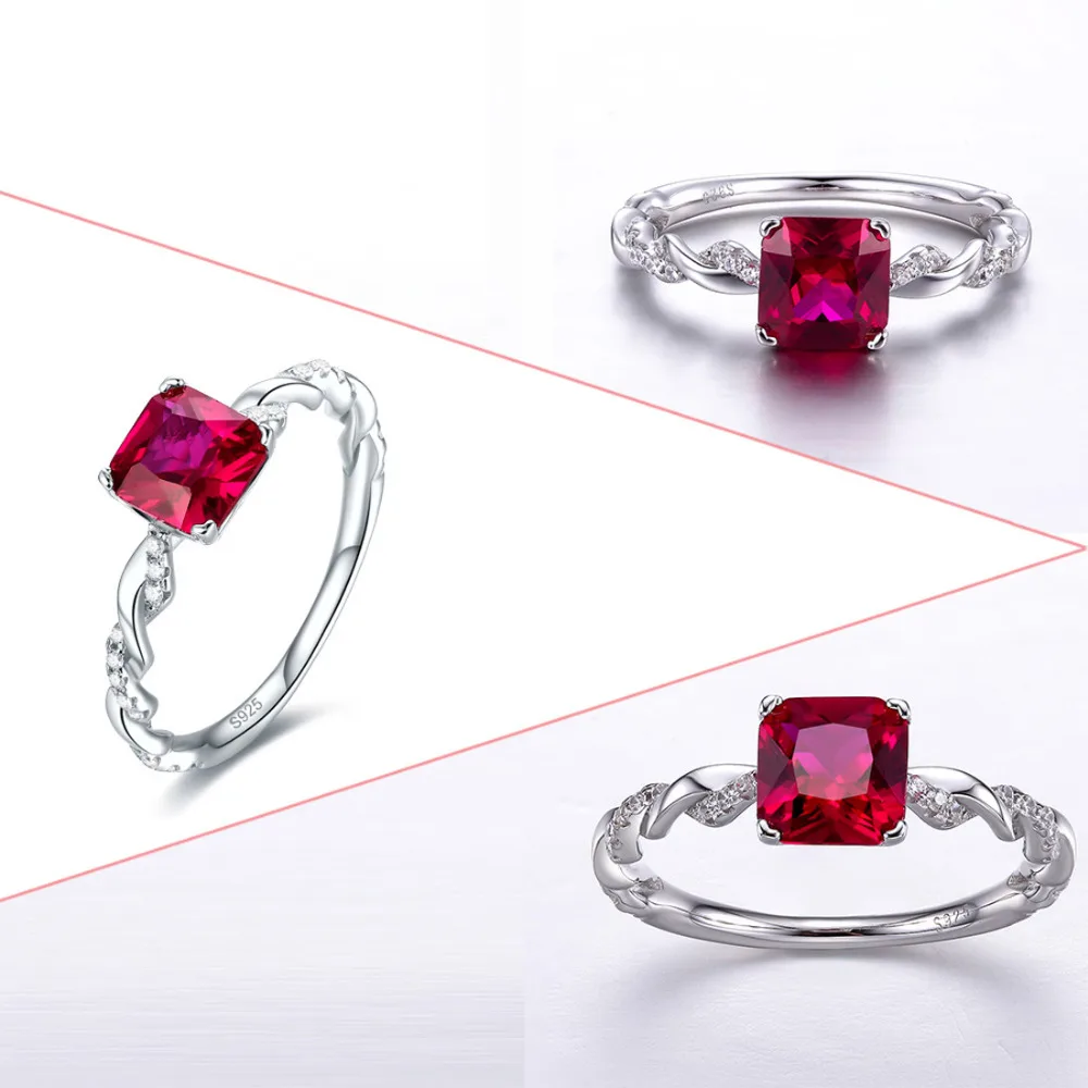 Женское кольцо из серебра 925 пробы с рубином и изумрудом|ring fashion|ring sizering size 6 |
