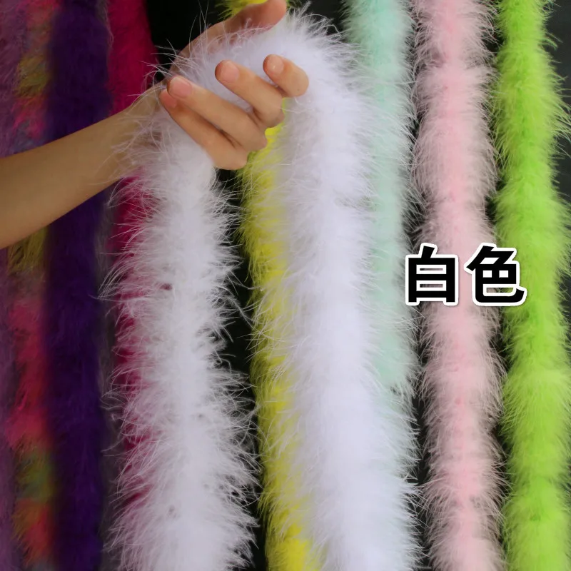 Asia Ra 10 м/лот 200 см/шт. белое куриное перо марабу Турция O. 20 грамм на ПК|feather boa|turkey